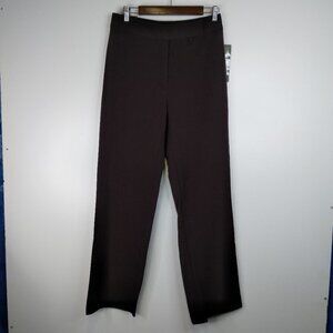 BILL BLASS CLASSICS BROWN DRESS PANTS TROUSERS SIZE 8 . NWT